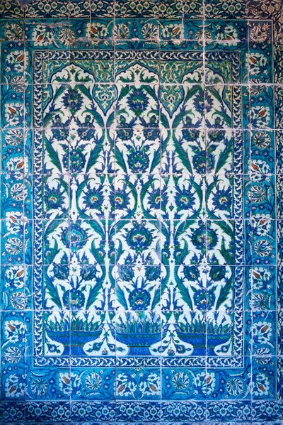Türkei, Istanbul, Topkapi-Palast, Iznik-Fliesen von Unknown